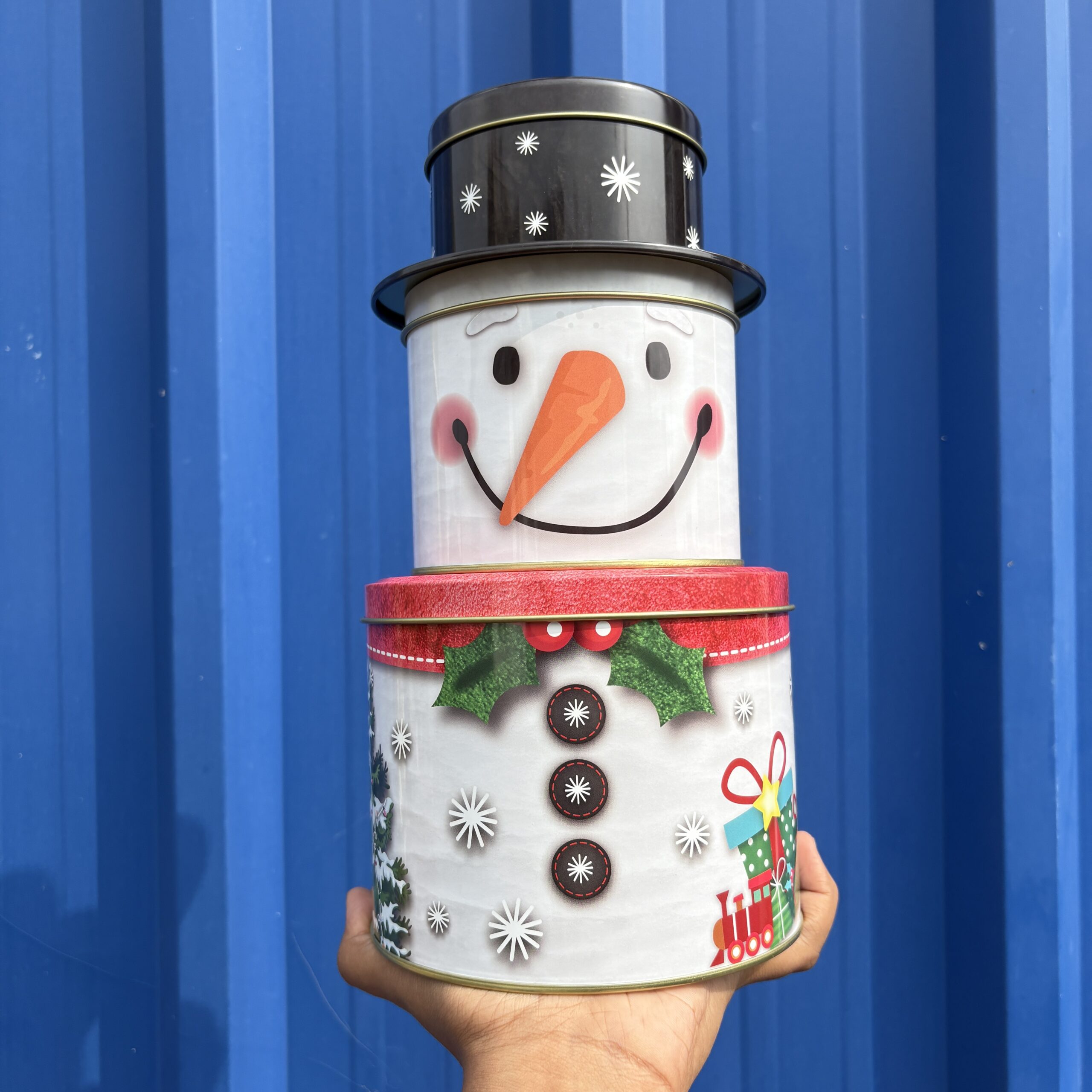 Cute Christmas 3 in 1 Tins