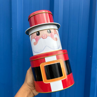 Cute Christmas 3 in 1 Tins