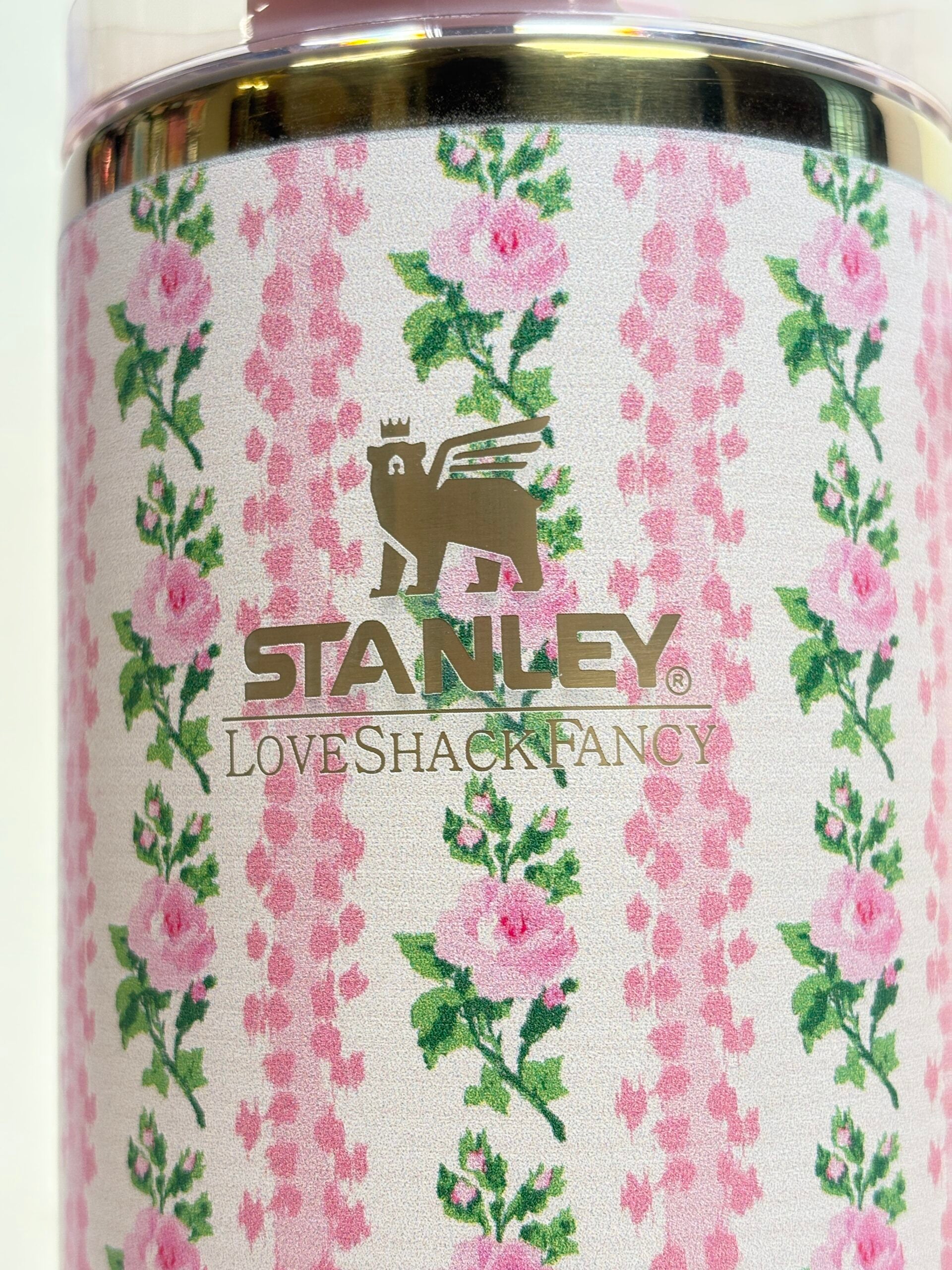 Floral Stanley with bow topper