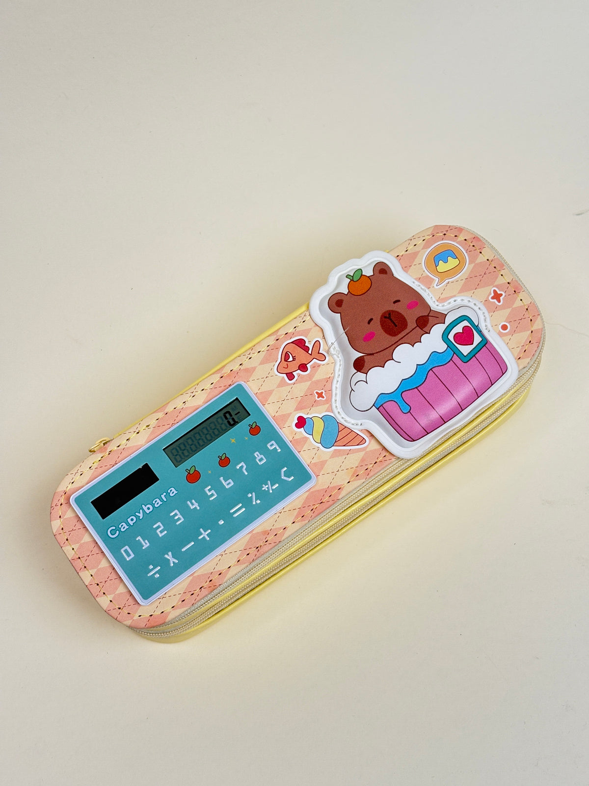 Capybara calculator pouch
