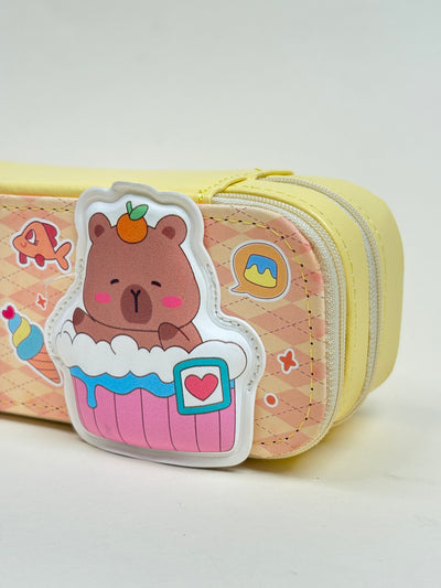 Capybara calculator pouch