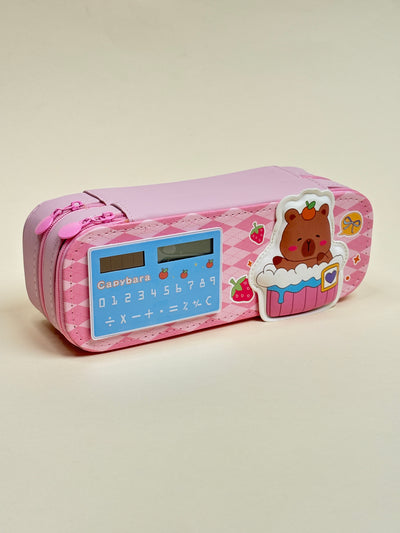 Capybara calculator pouch