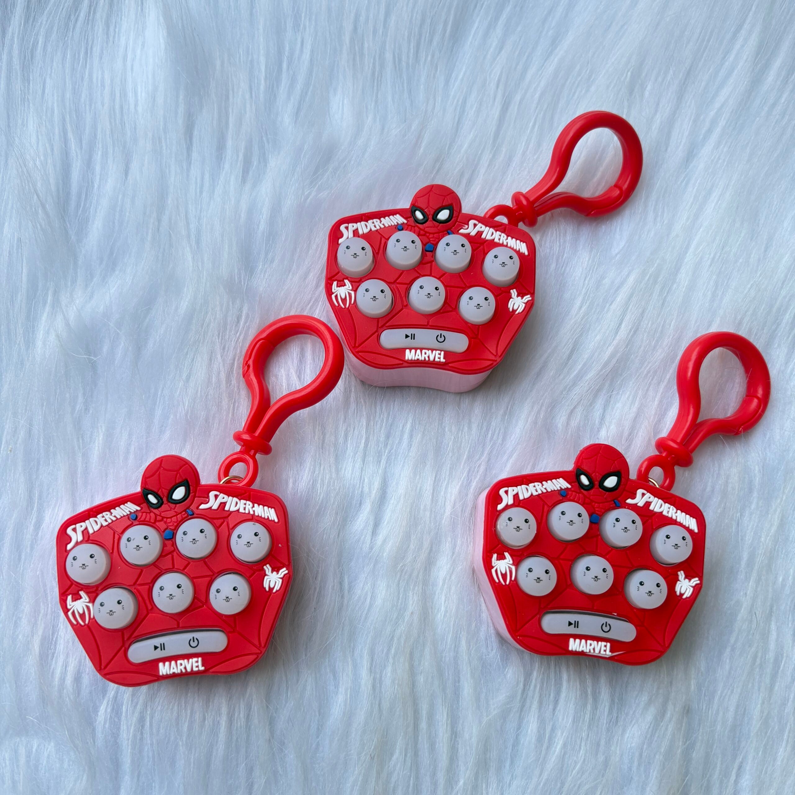 Spider Man game keychain