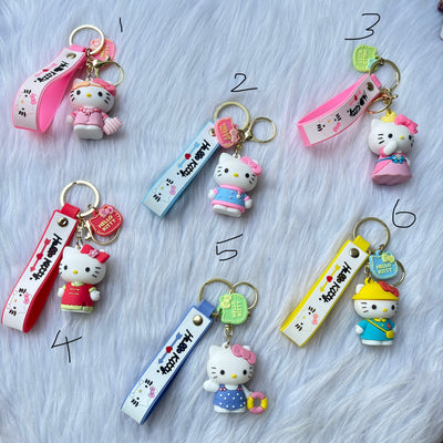 Hello kitty keychains