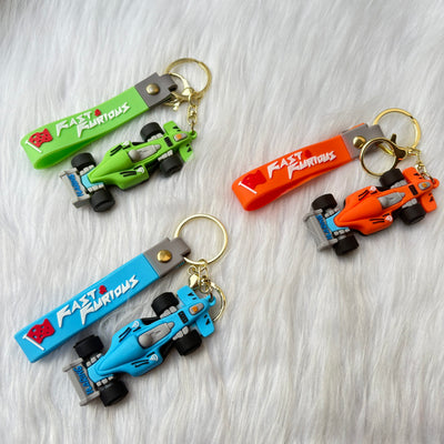 F1 car keychain