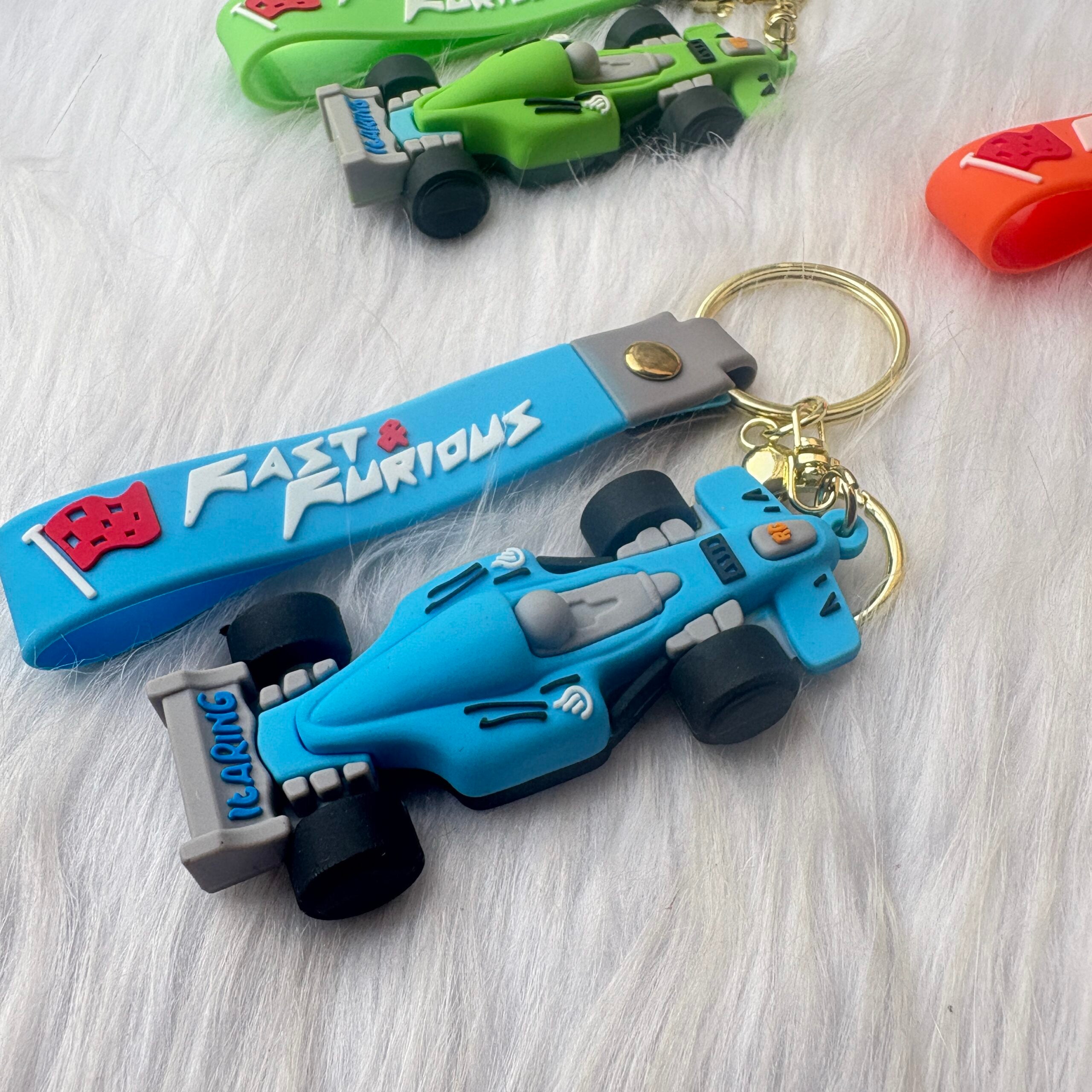 F1 car keychain