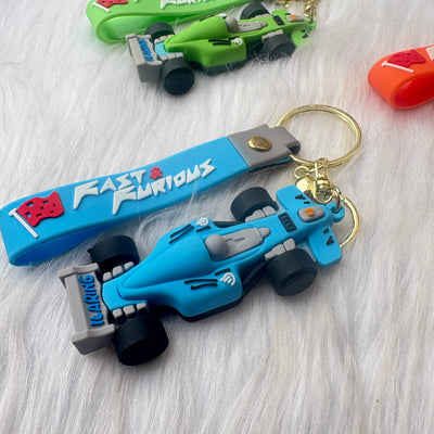 F1 car keychain
