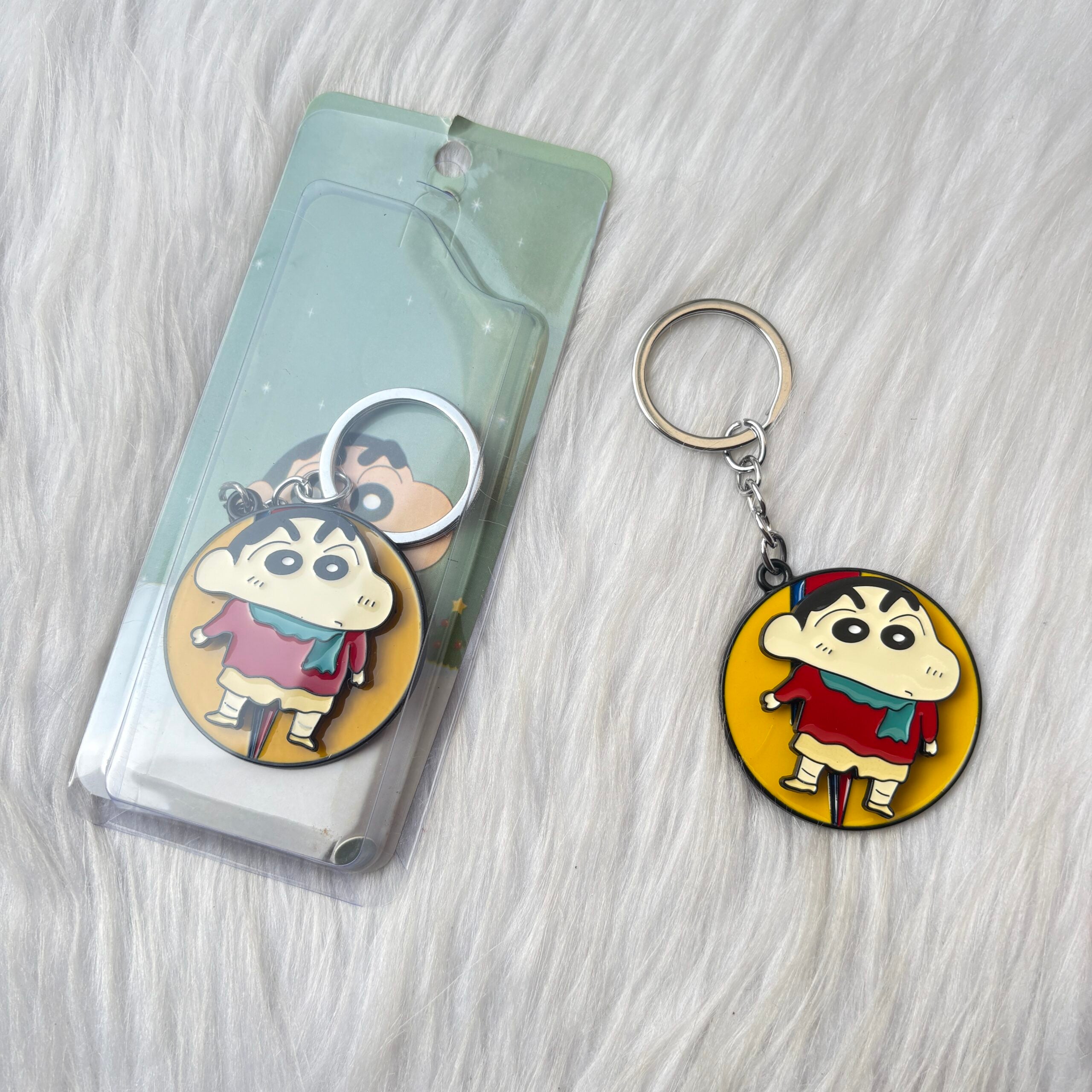 Shinchan spinning keychain