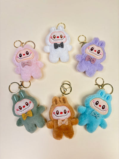 Labubu plush keychain
