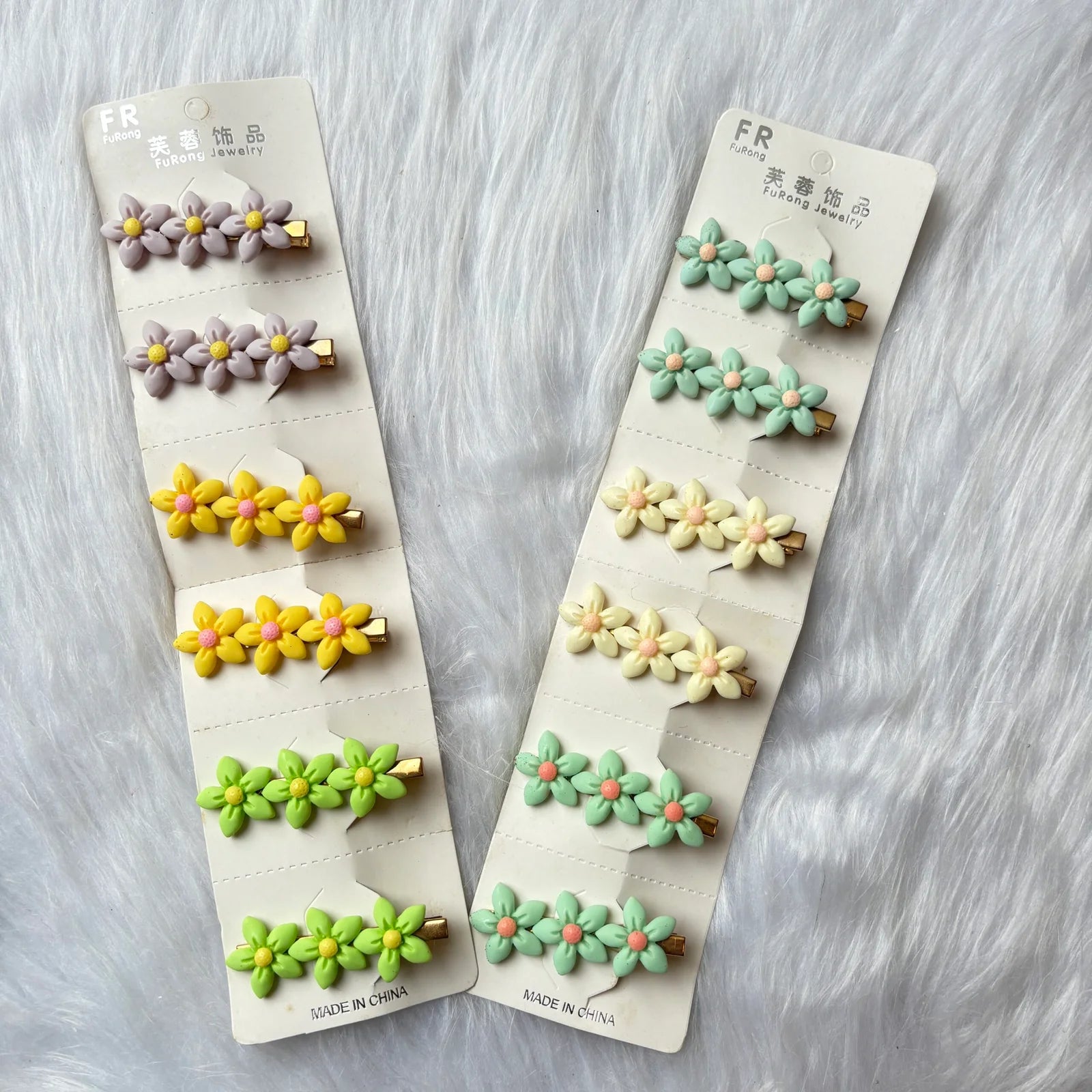 Premium Flower clip card(pair 80)on sale