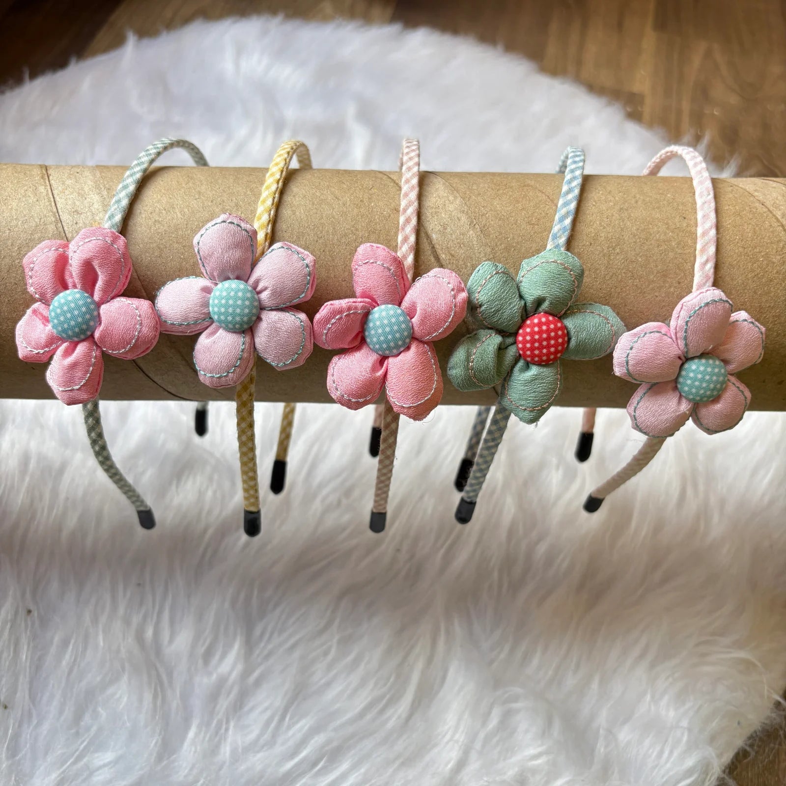 Flower hair band