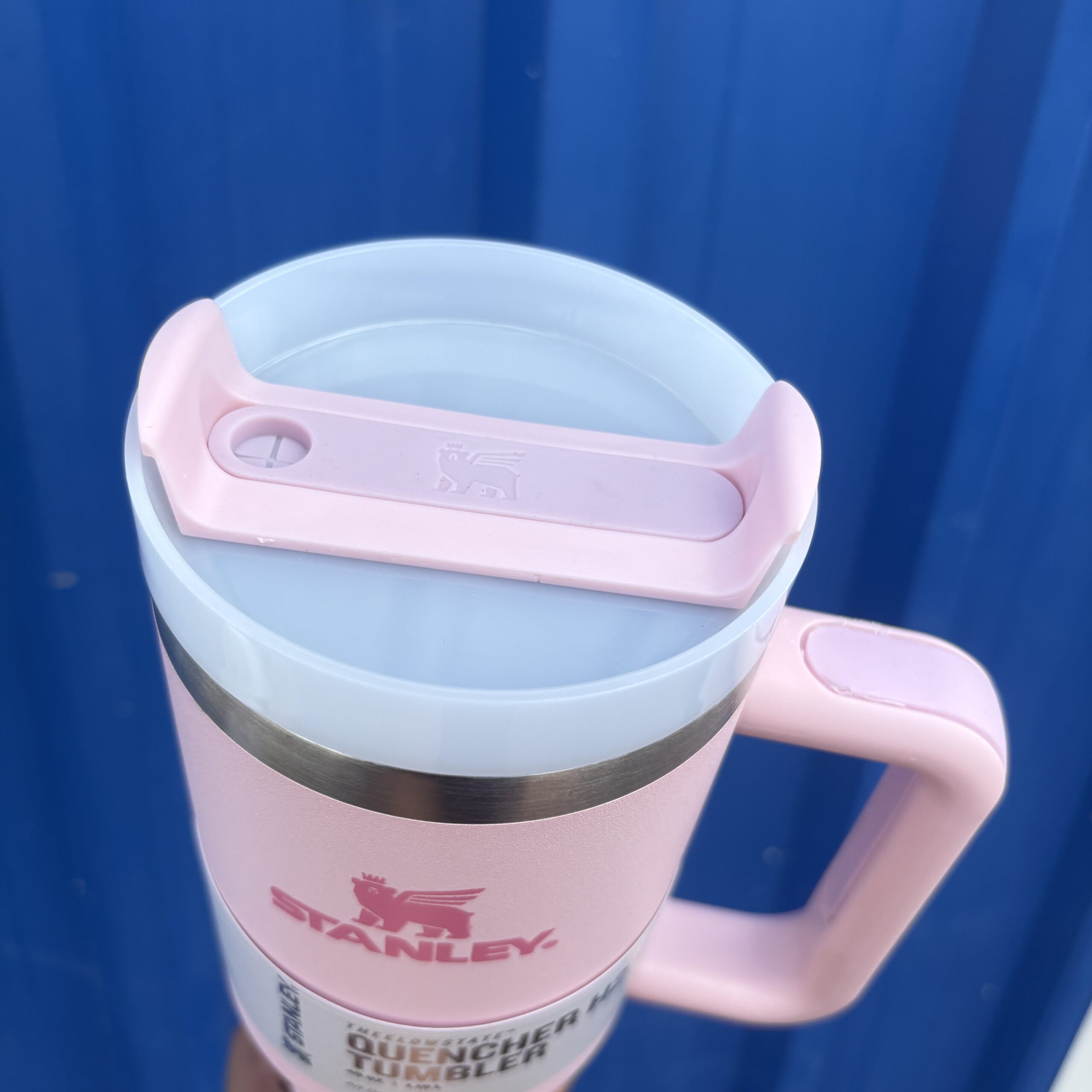 Pink Stanley with straw