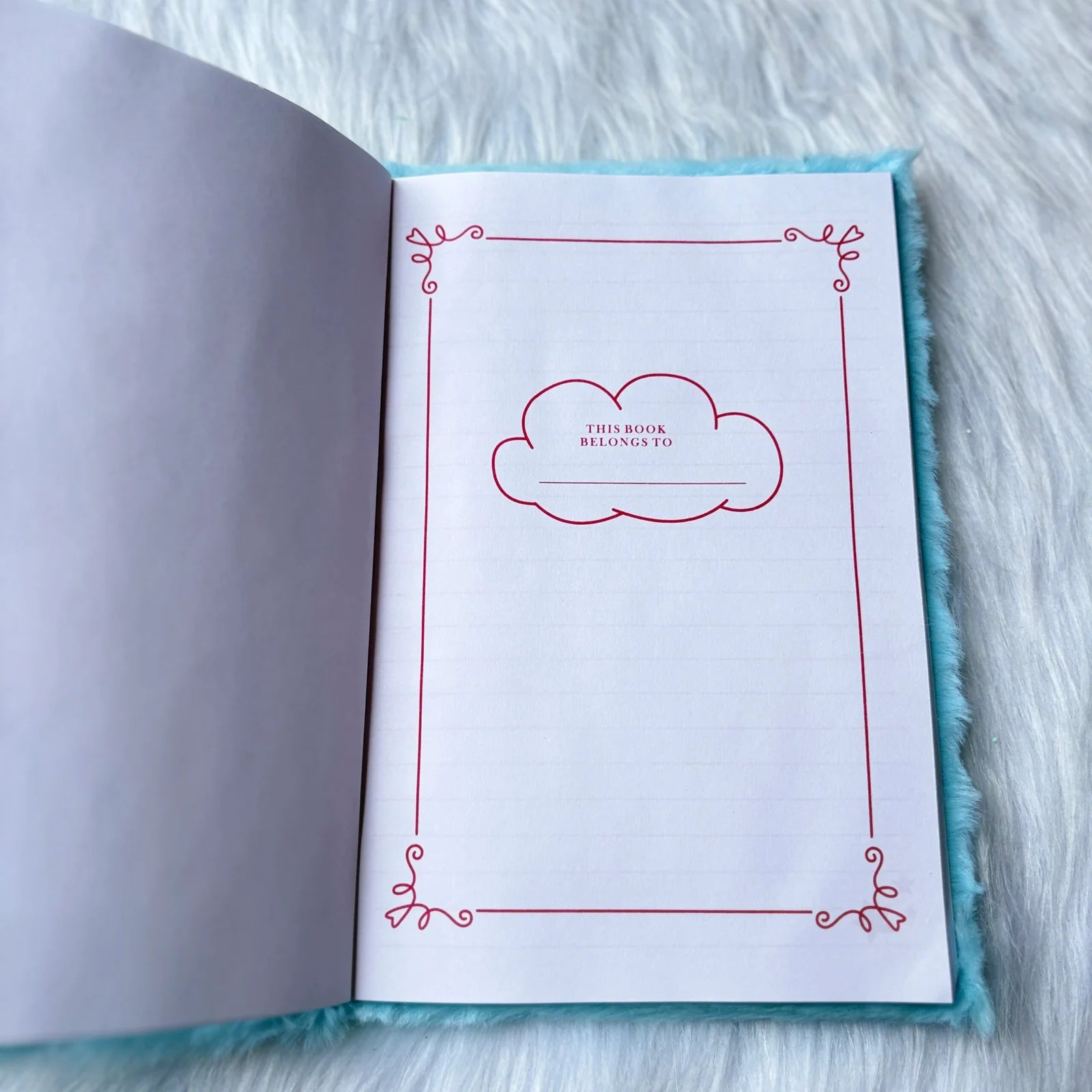 Unicorn Fur Diary With Pouch