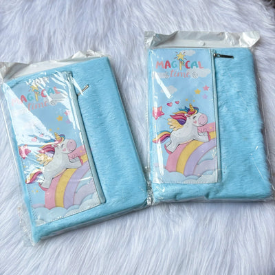 Unicorn Fur Diary With Pouch