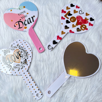 Heart Shape Makeup Mirror