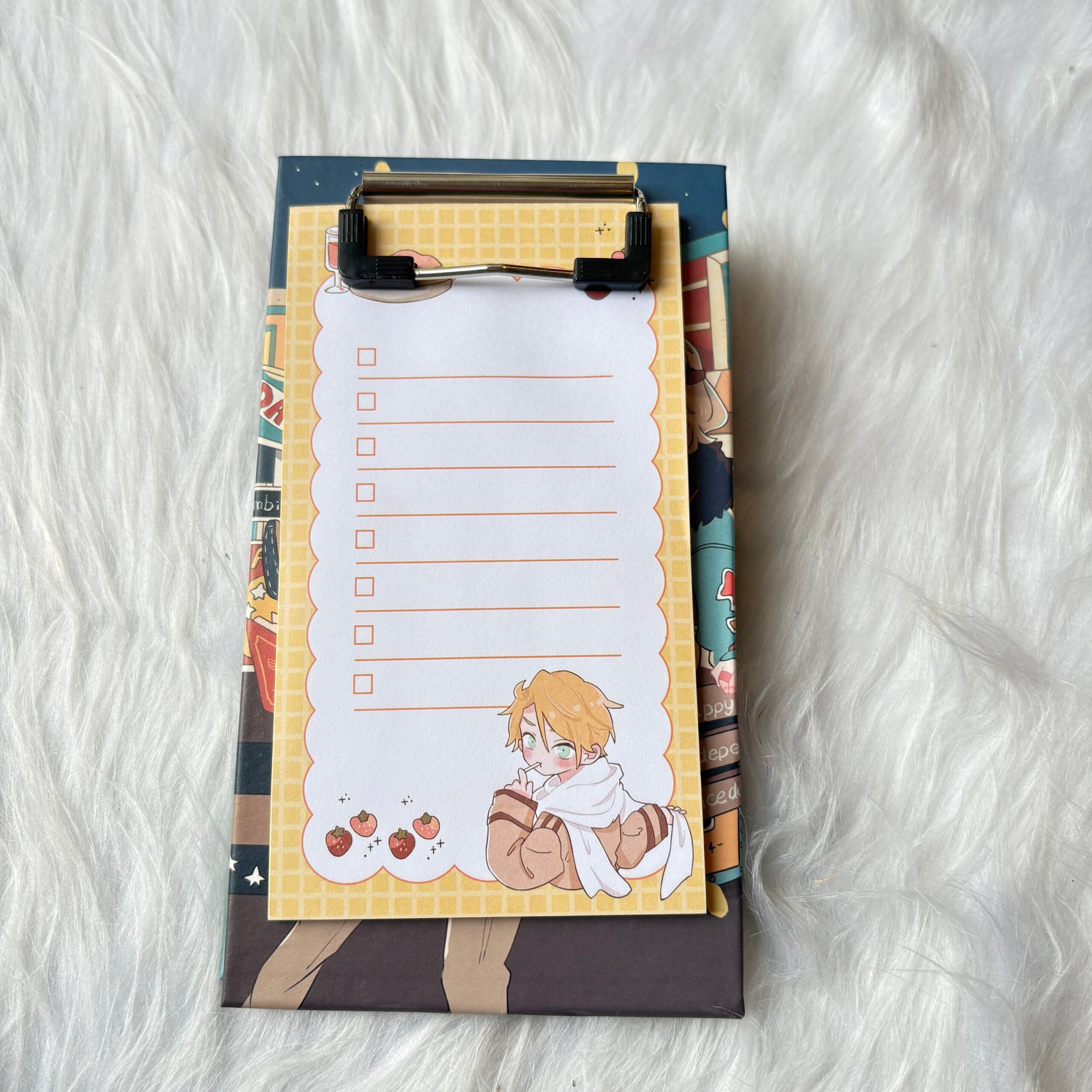 Mini clipboard with note random on sale