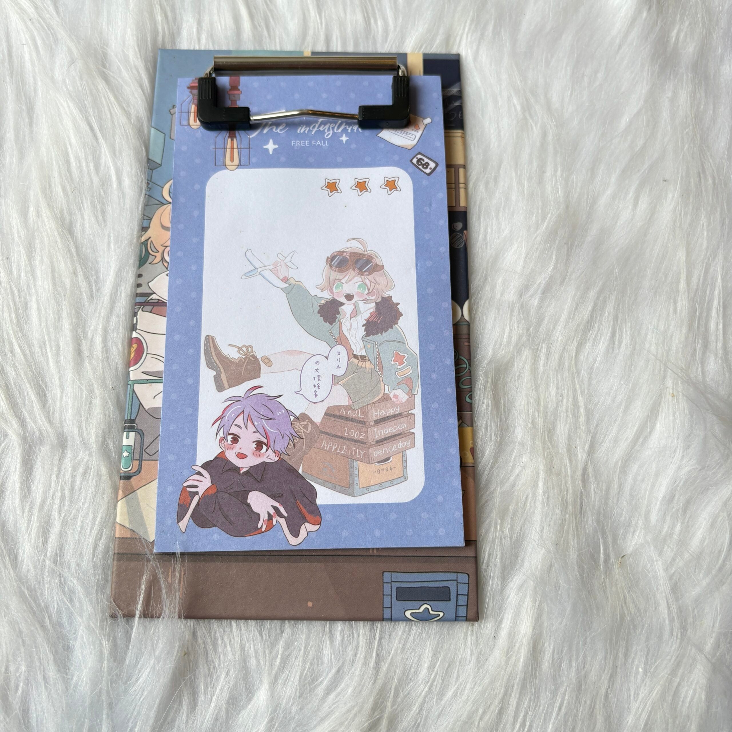 Mini clipboard with note random on sale