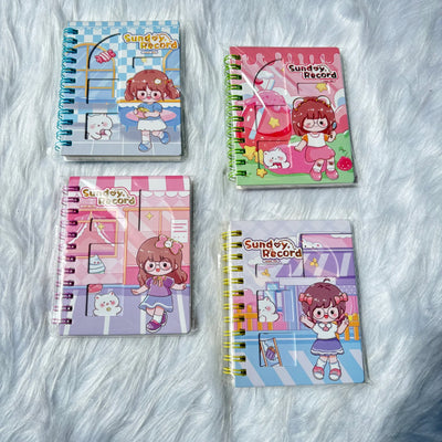 Mini Spiral Kawaii Diary (Random)