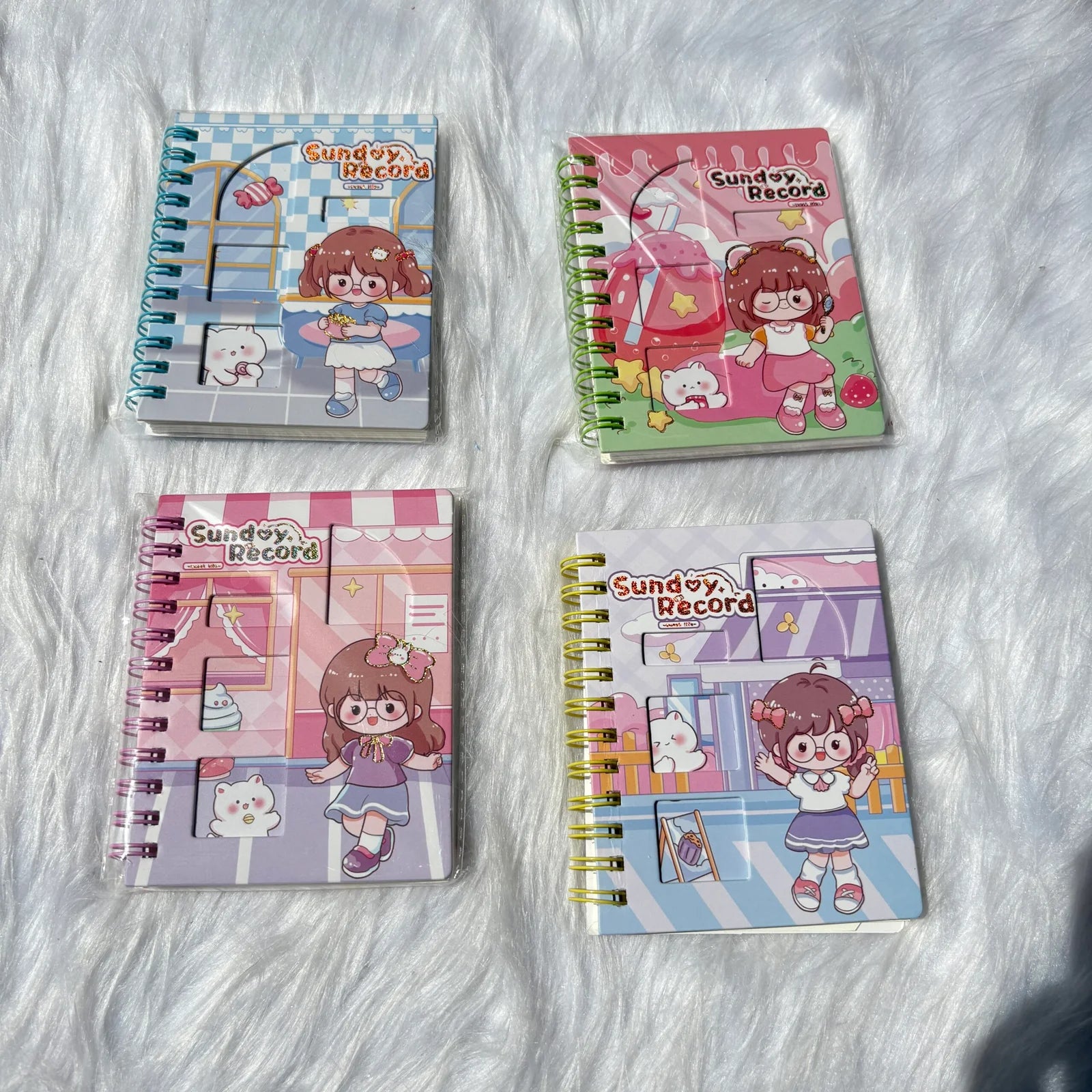 Mini Spiral Kawaii Diary (Random)