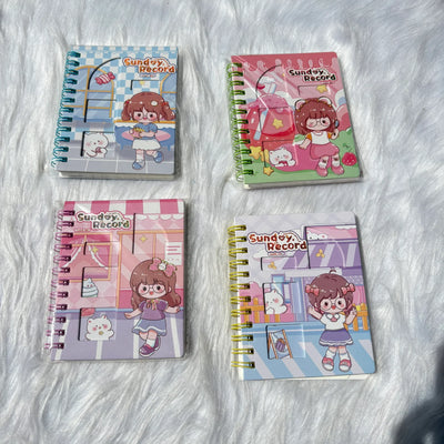 Mini Spiral Kawaii Diary (Random)