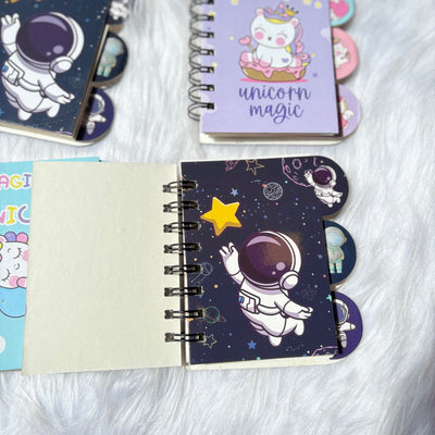 Space and Unicorn mini notebooks(Space RANDOM prints)
