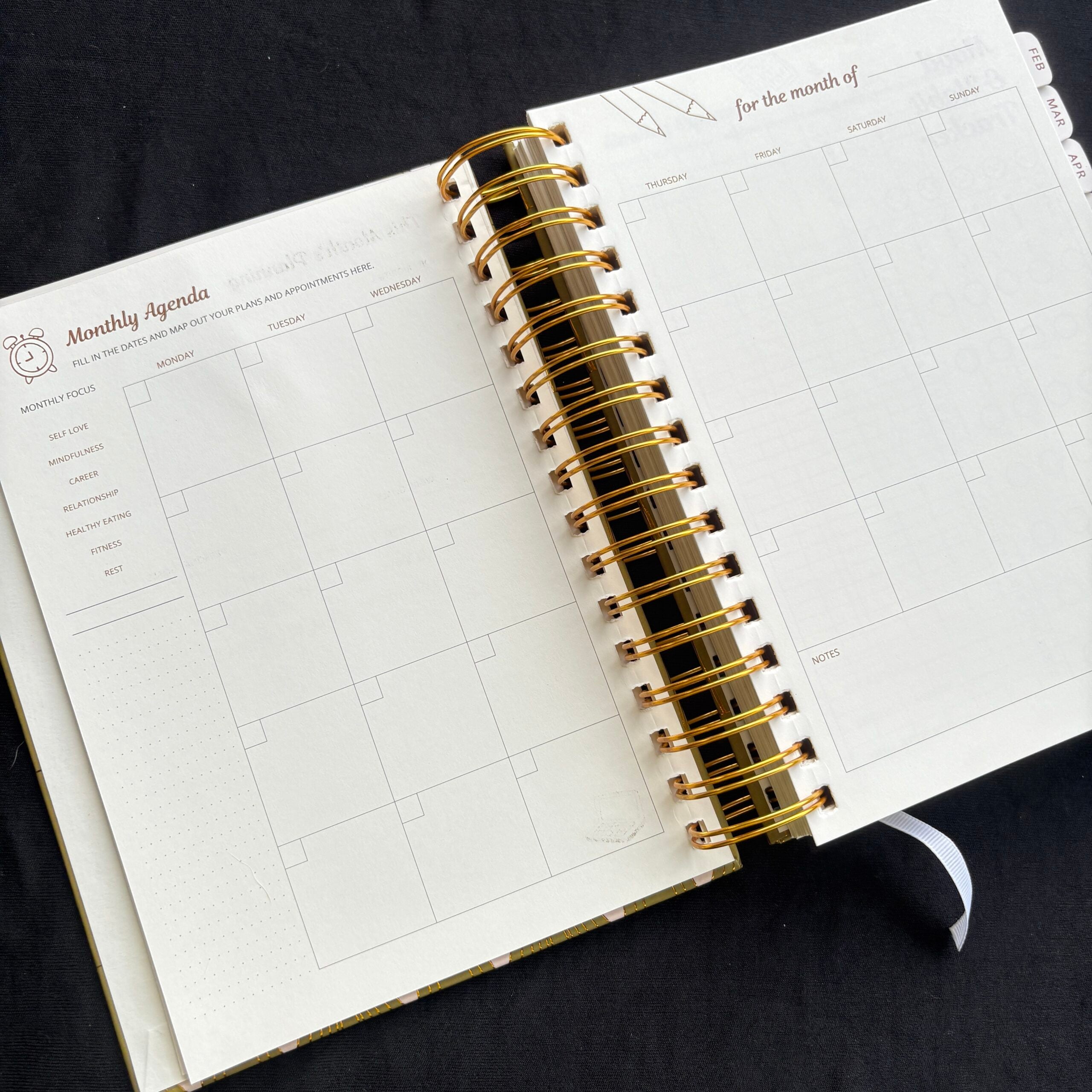 Premium Daily Planners (last two sheets stickers)