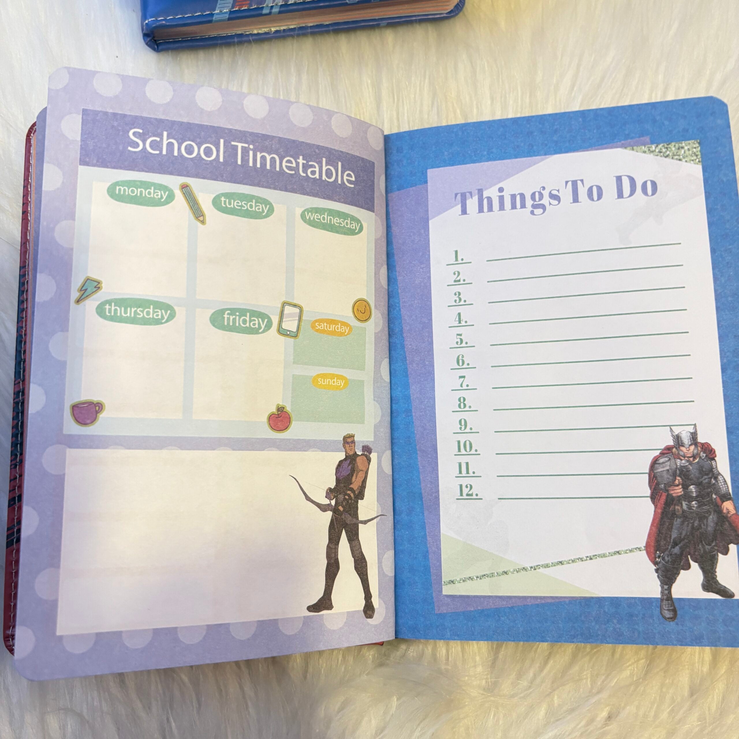 Super hero theme planners