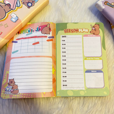 Capybara theme planners