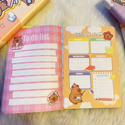 Capybara theme planners