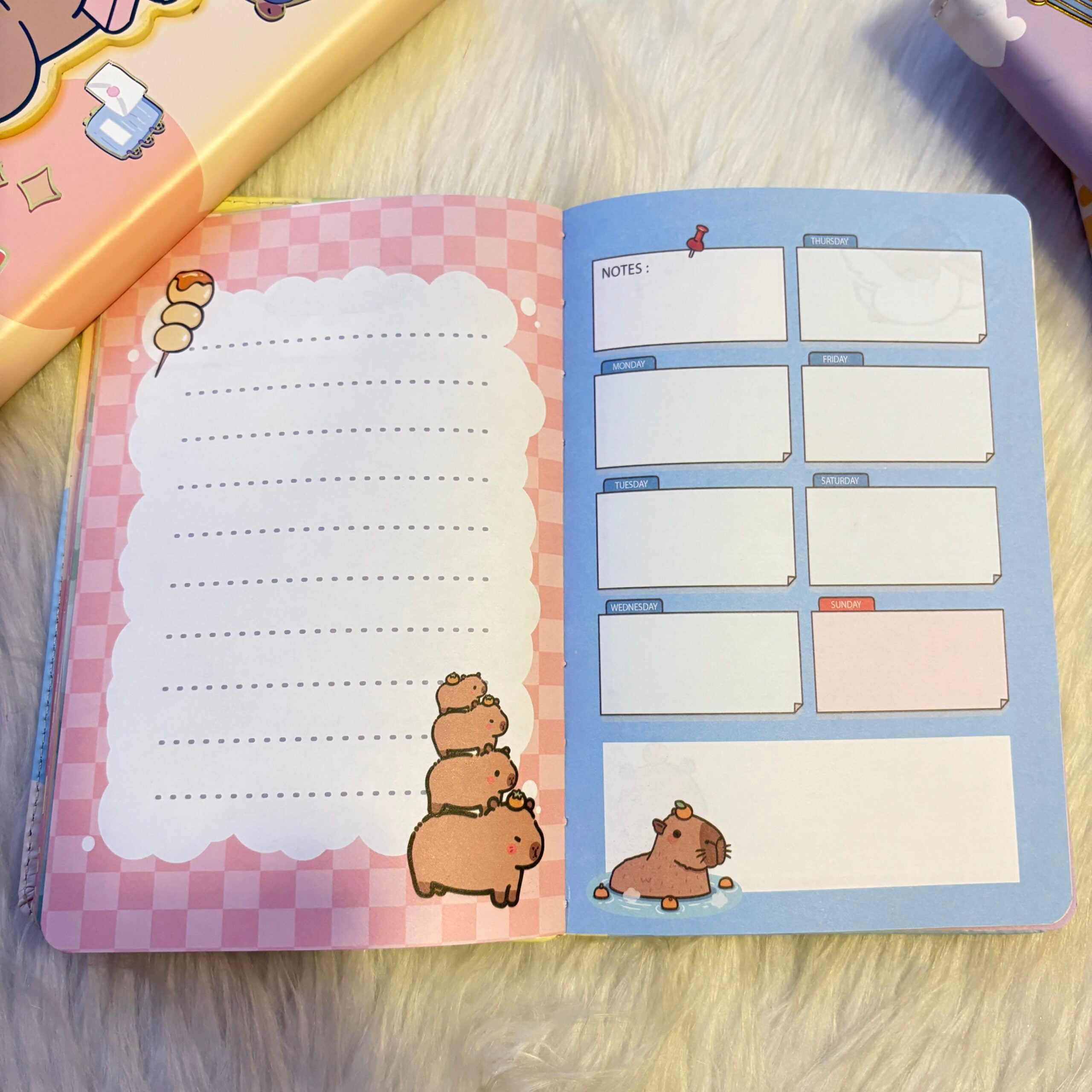 Capybara theme planners