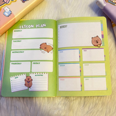 Capybara theme planners