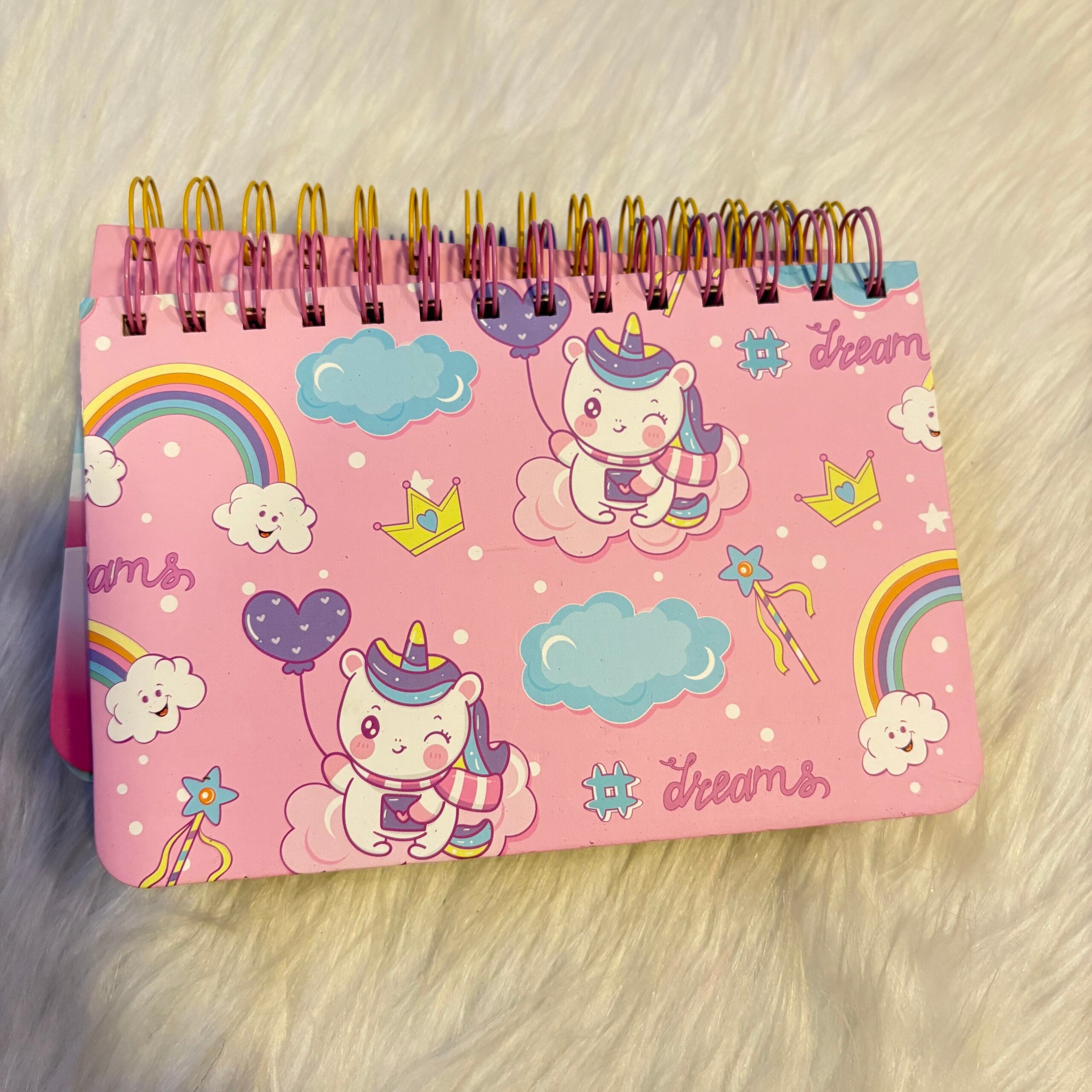 Cute unicorn weekly planners
