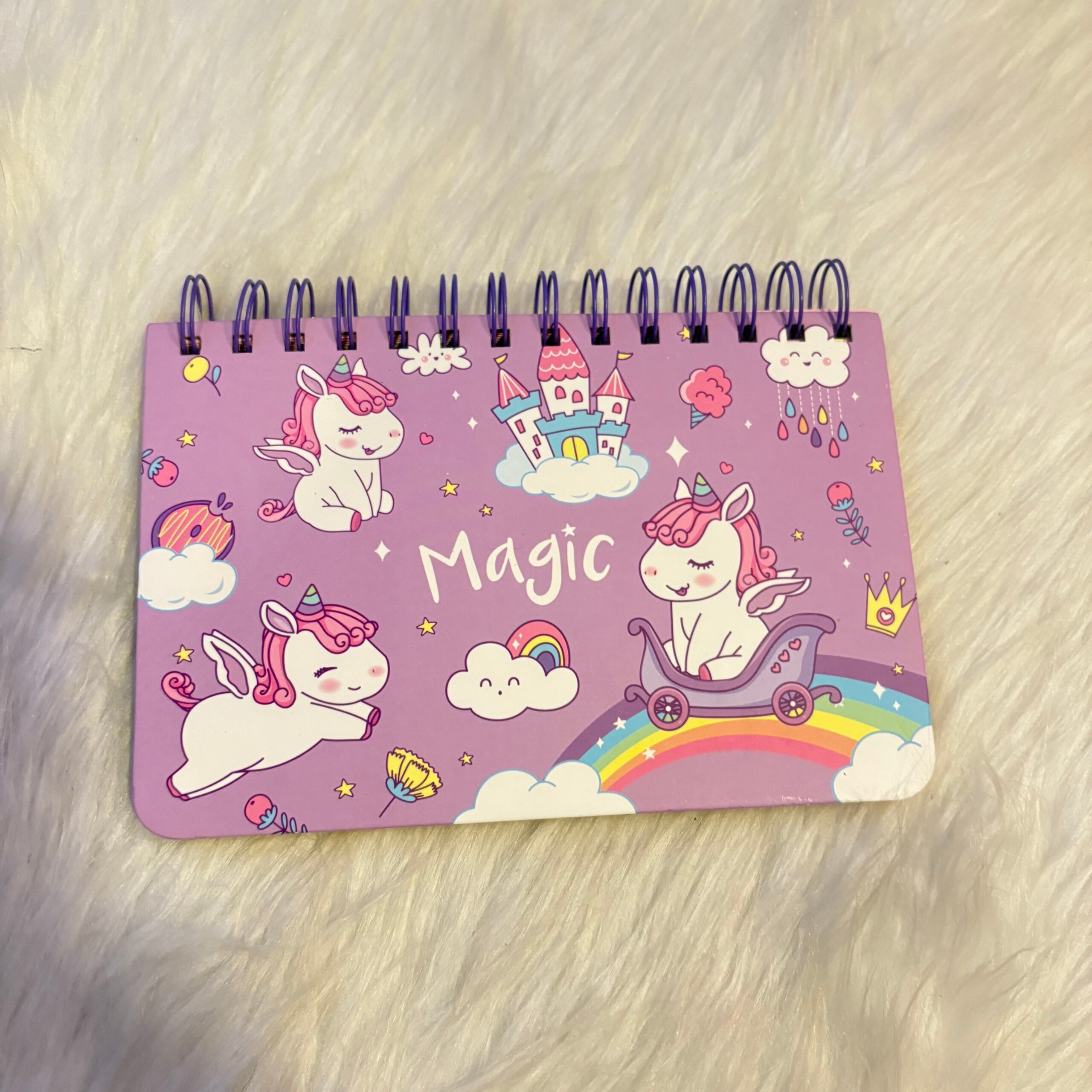 Cute unicorn weekly planners