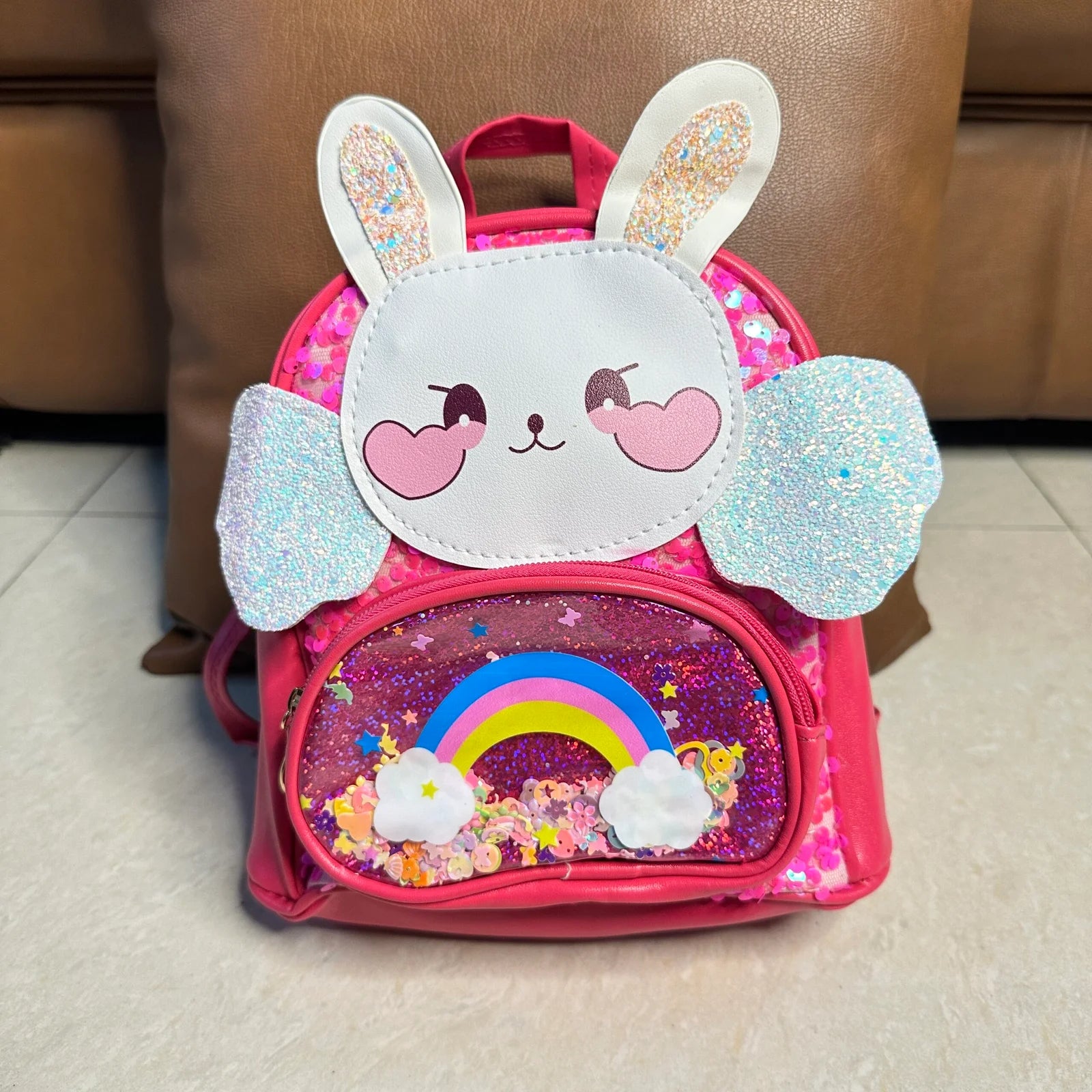 Premium glitter Bunny backbag