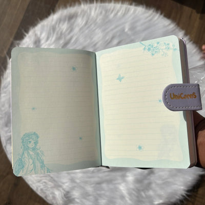 Cute unicorn glittery journal