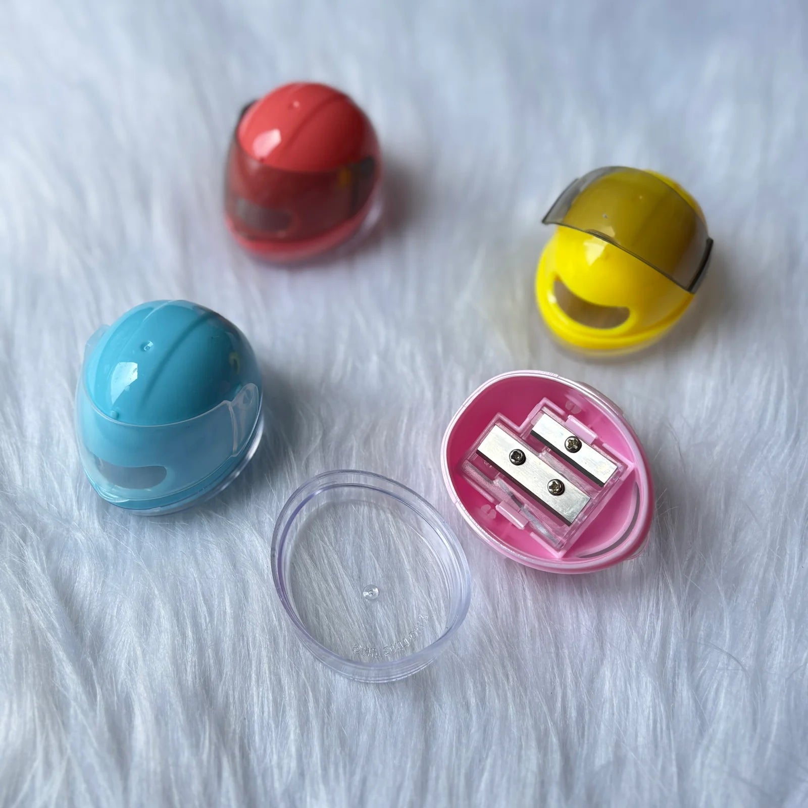 Cute helmet sharpeners
