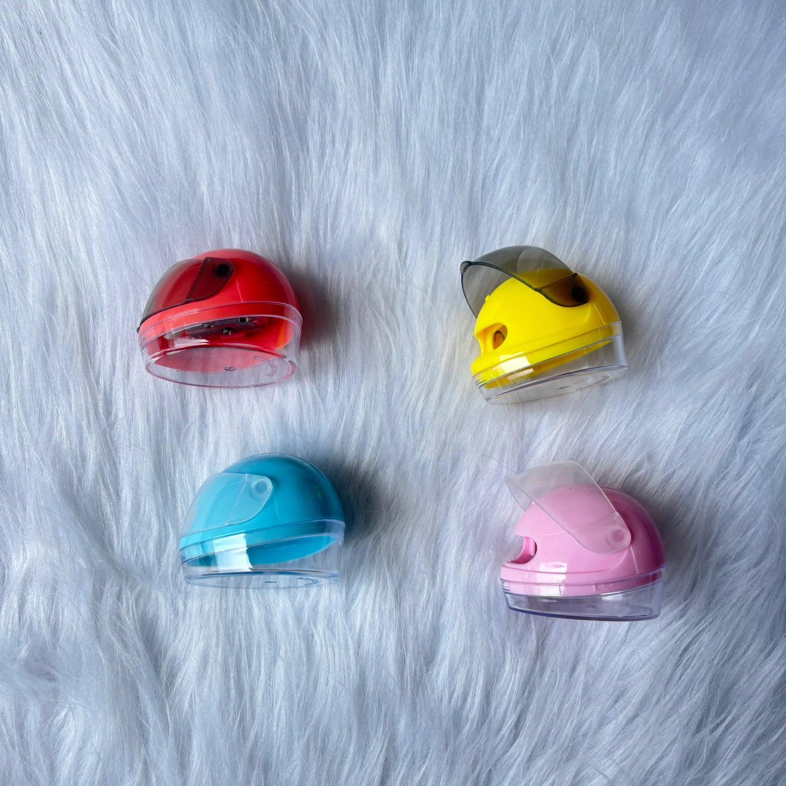 Cute helmet sharpeners