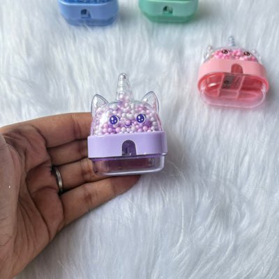 Moving Bubble unicorn sharpner random colors