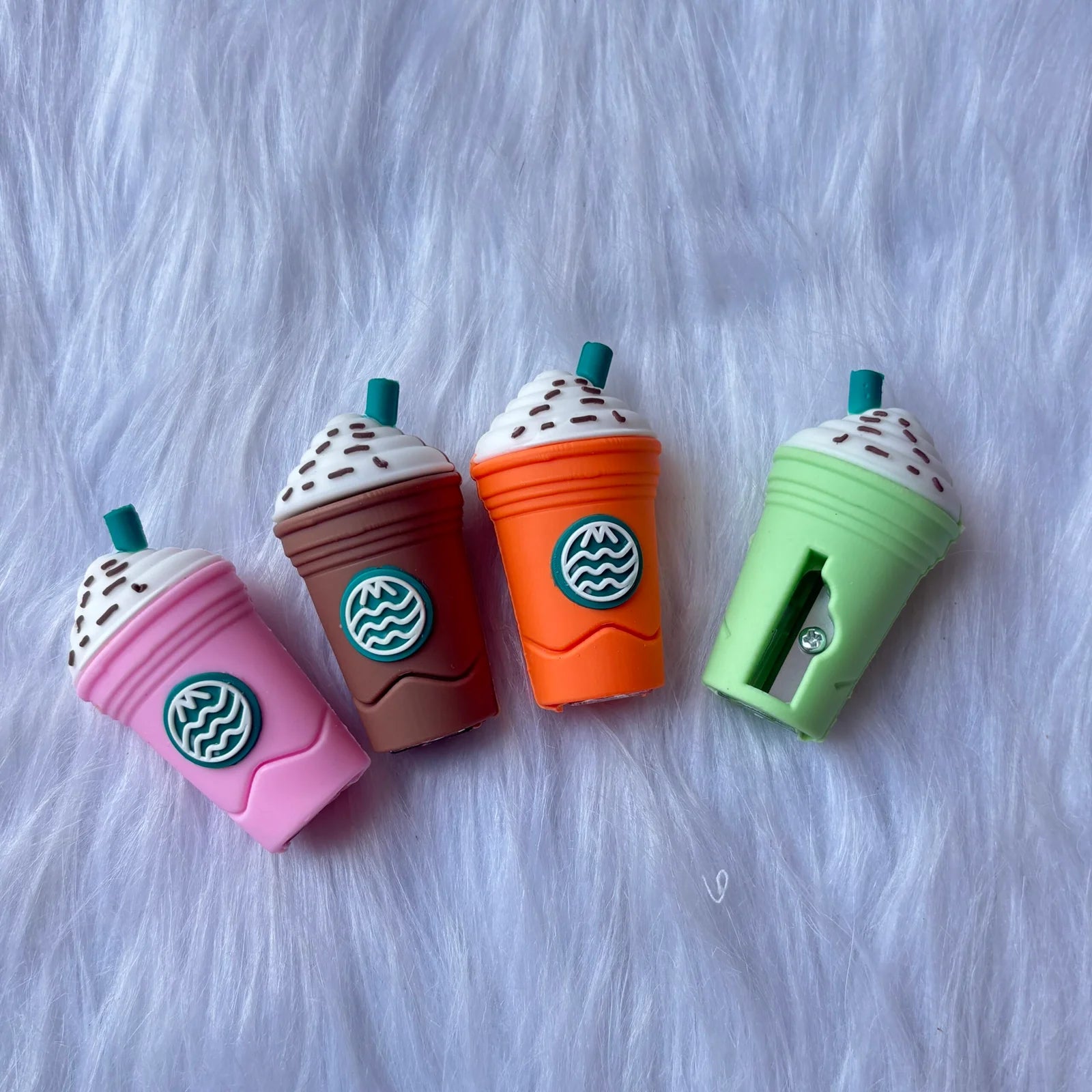Starbucks premium eraser plus sharpener