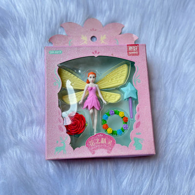 Premium quality fairy theme eraser set