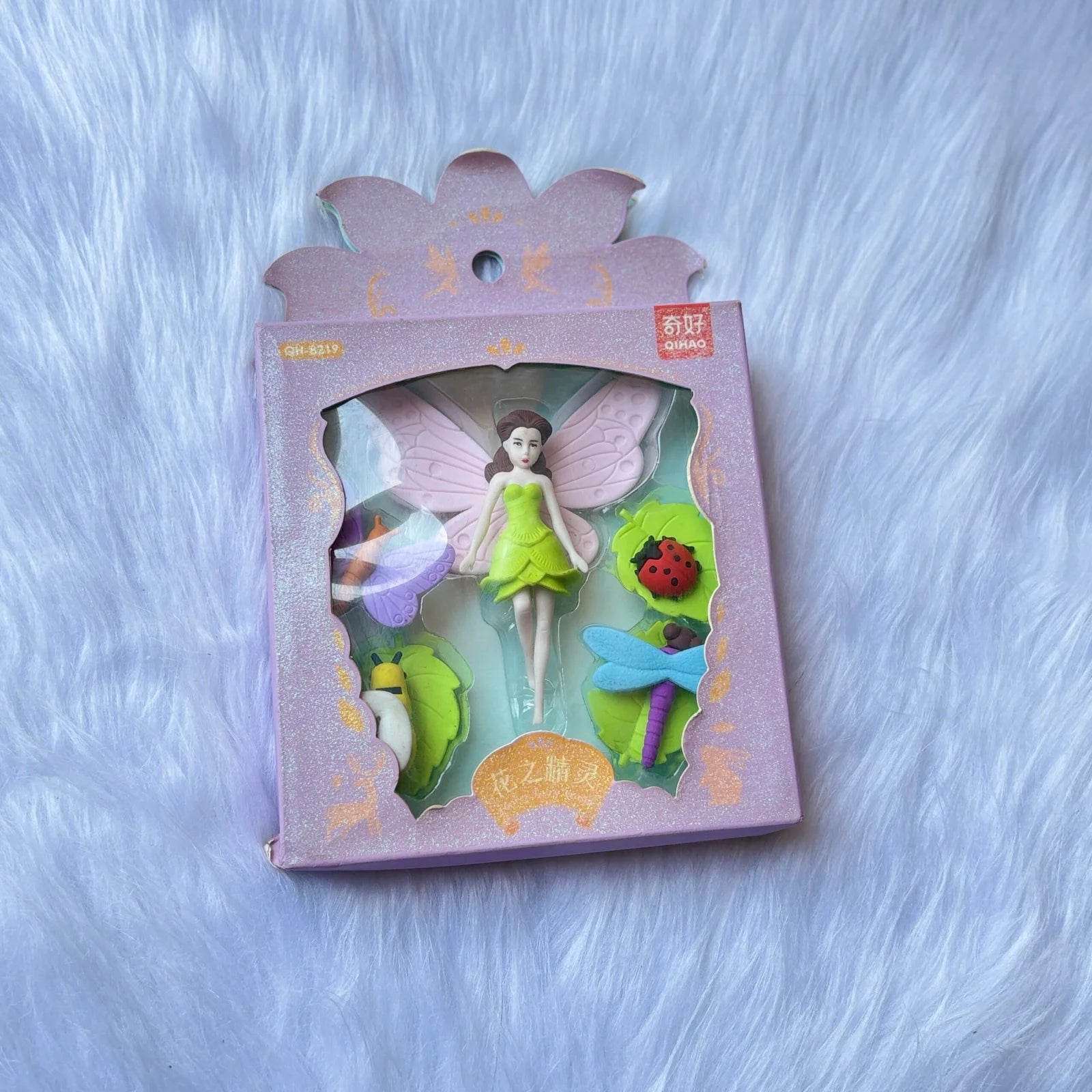 Premium quality fairy theme eraser set