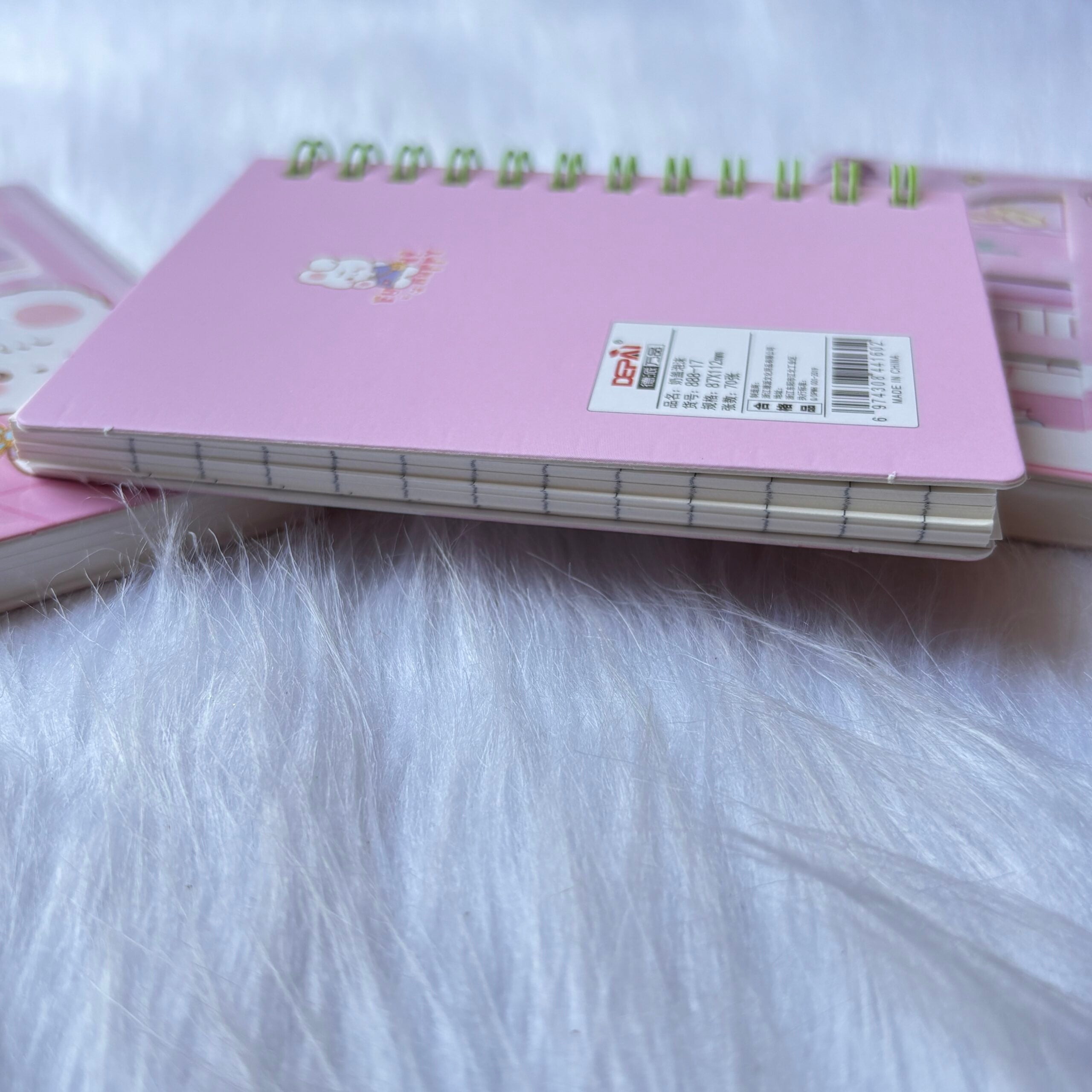 Cute bear print mini diaries(random)