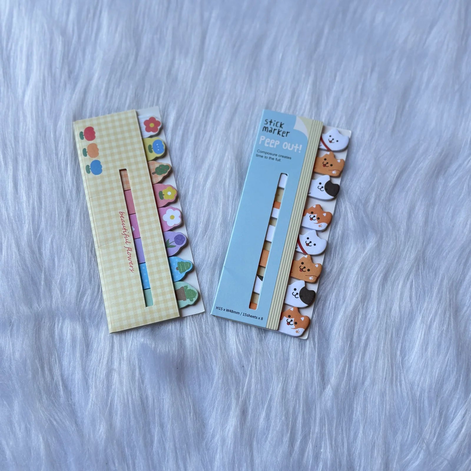 Sticky notepad sheets