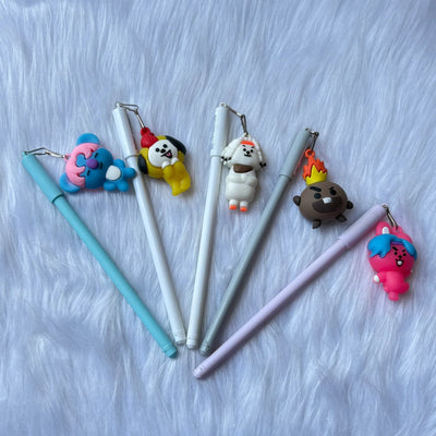 Premium BTS keychain pen