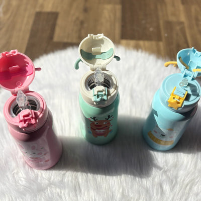 Premium Dual cap hot and cold sipper flask bottle approx 600 ml