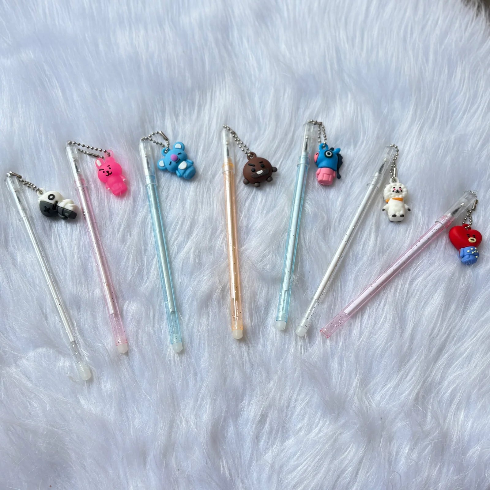 BTS theme keychain pen