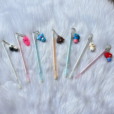 BTS theme keychain pen