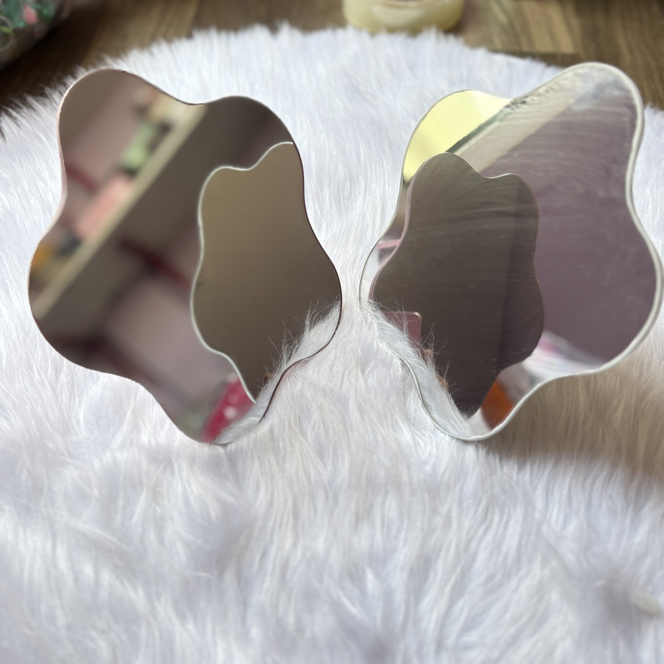 2 in 1 Cute Star desk/wall Mirror (premium box packing)