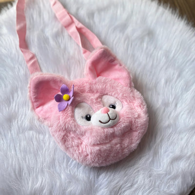 Premium fur bunny sling bag