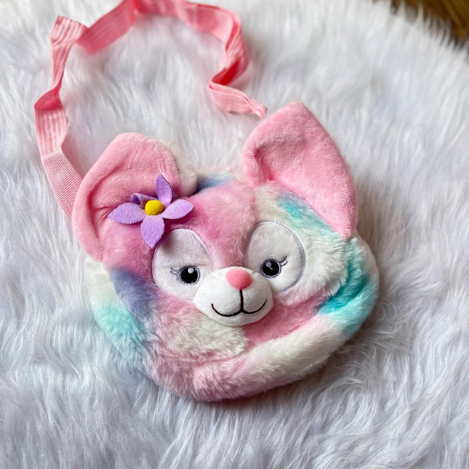 Premium fur bunny sling bag